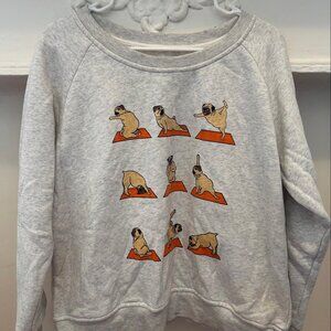 Pug Yoga Crewneck Sweatshirt